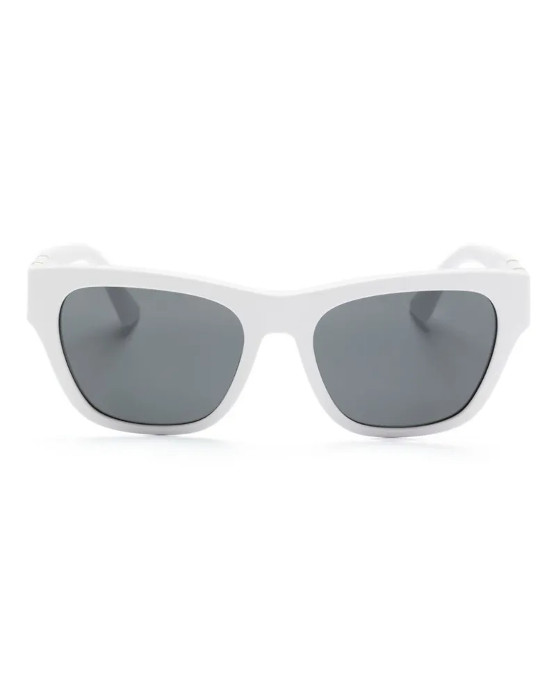 Versace Eckige Medusa Head Sonnenbrille - Schwarz Schwarz