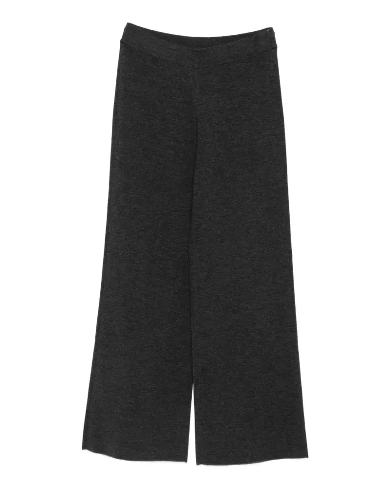 P.A.R.O.S.H. P.A.R.O H. fine-knit wide-leg trousers - Grau Grau