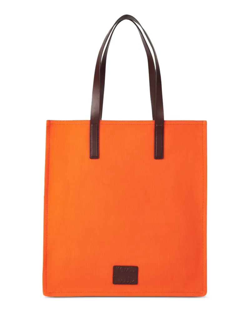 Paul Smith logo-detail tote bag - Orange Orange