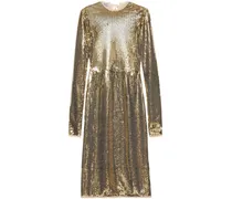 Kleid mit Pailletten - Gold