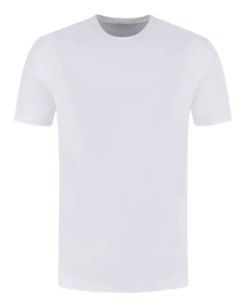 Stefan Brandt Eli Super 60 crew-neck short-sleeve T-shirt - Weiß Weiß