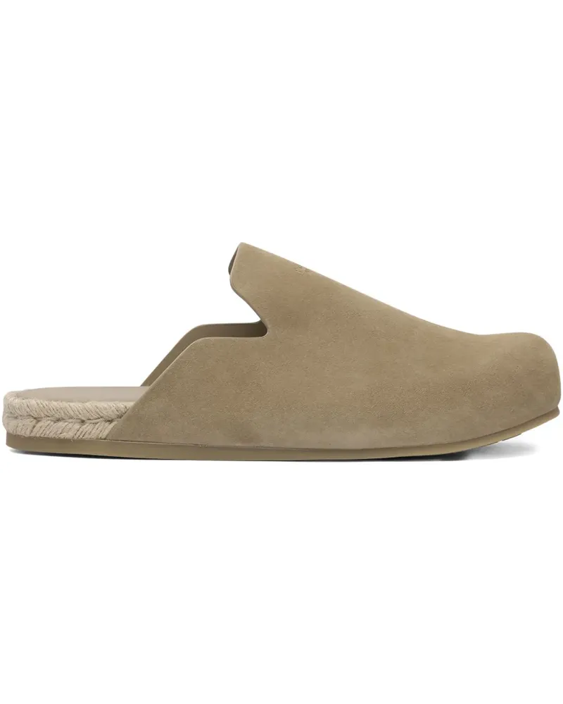 Prada Mules aus Wildleder - Nude Nude