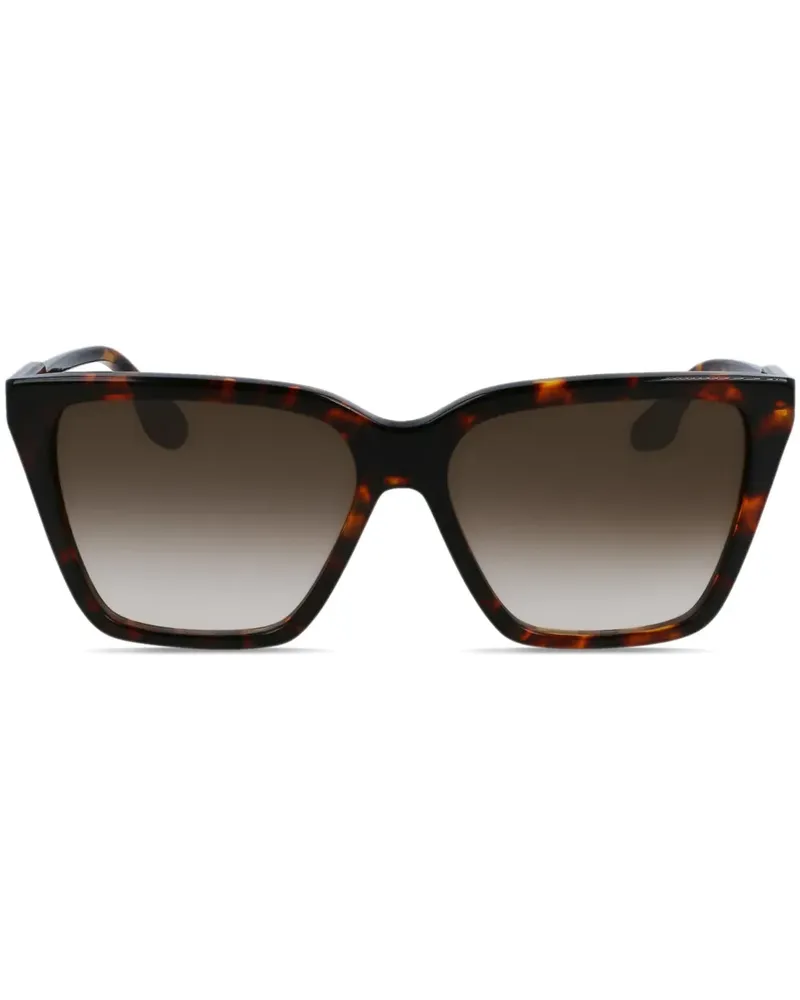Victoria Beckham Sonnenbrille in Schildpattoptik - Braun Braun