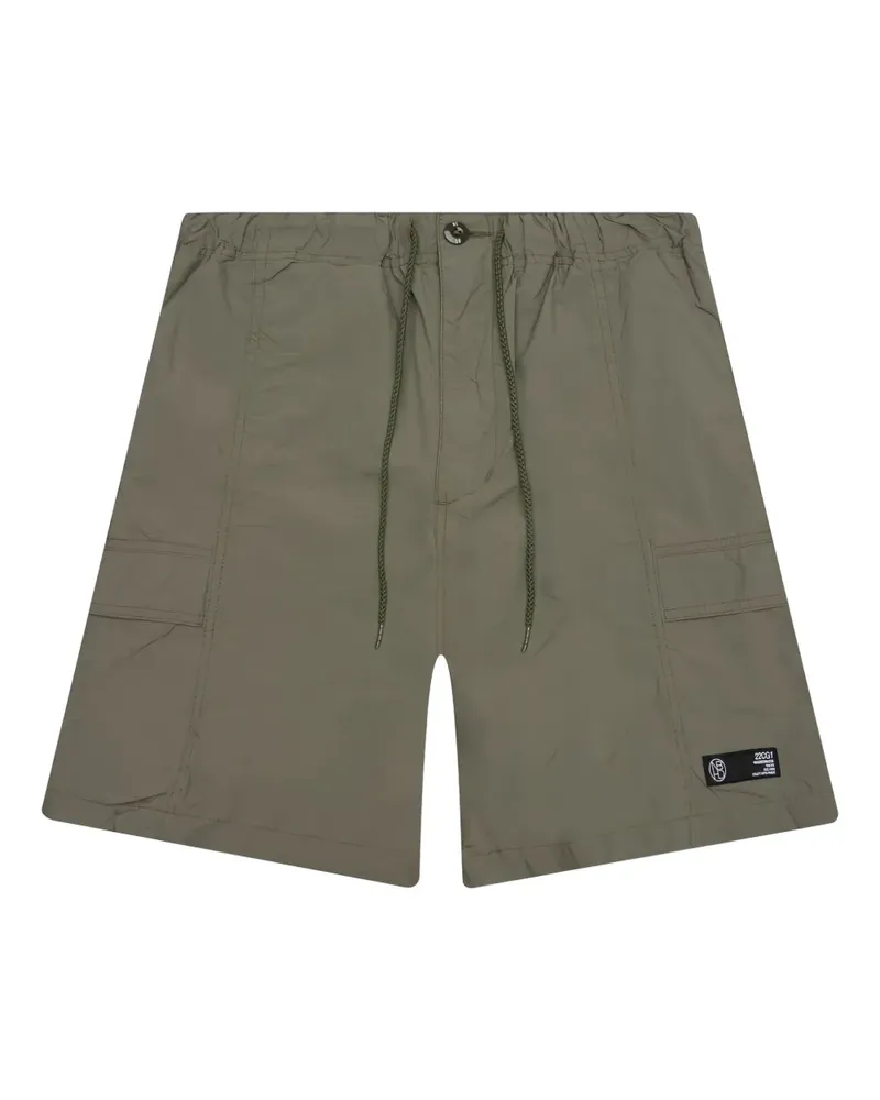 Neighborhood Shorts mit aufgesetzter Tasche - Grün Grün