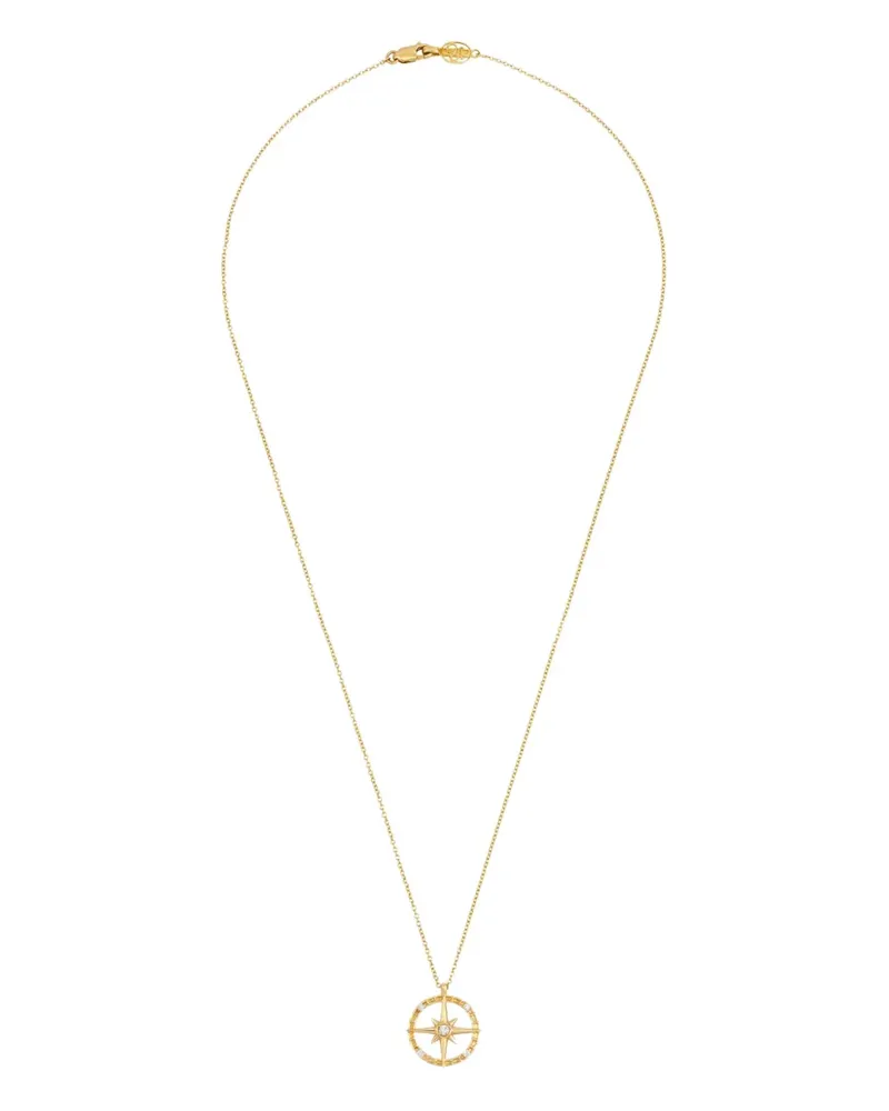 Dower & Hall 14kt True North Gelbgoldhalskette Gold