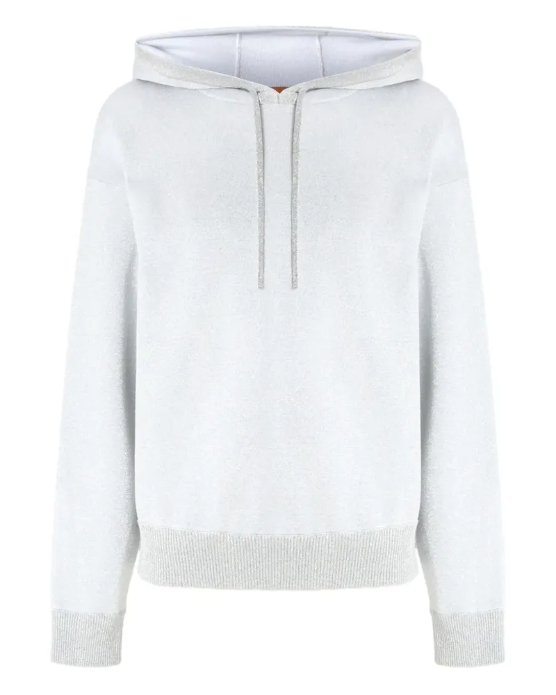 Missoni Hoodie mit Metallic-Garn - Silber Silber