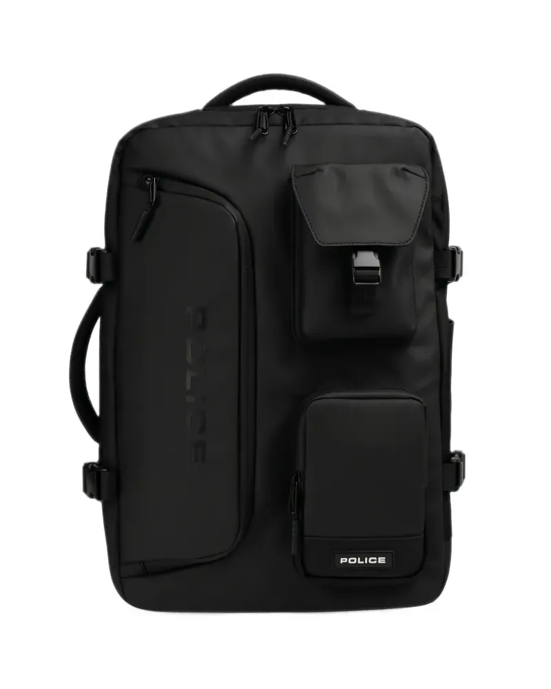 Police Icon Rucksack - Schwarz Schwarz