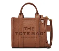 The Leather Crossbody Tote bag - Braun