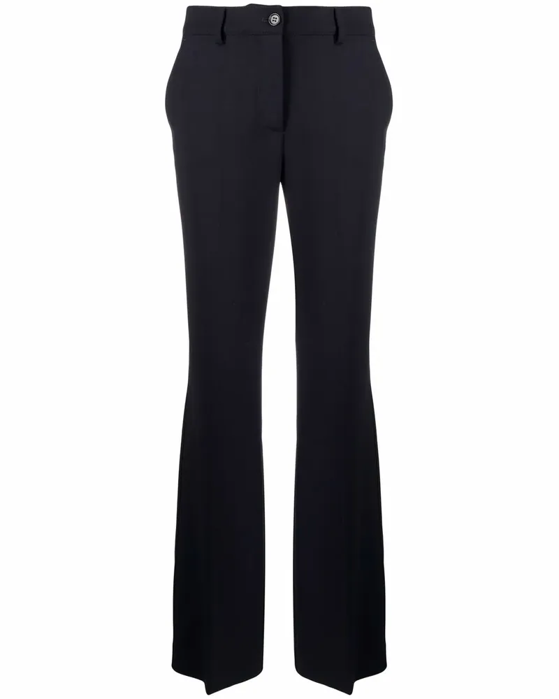 P.A.R.O.S.H. P.A.R.O H. Ausgestellte Taillenhose - Blau Blau