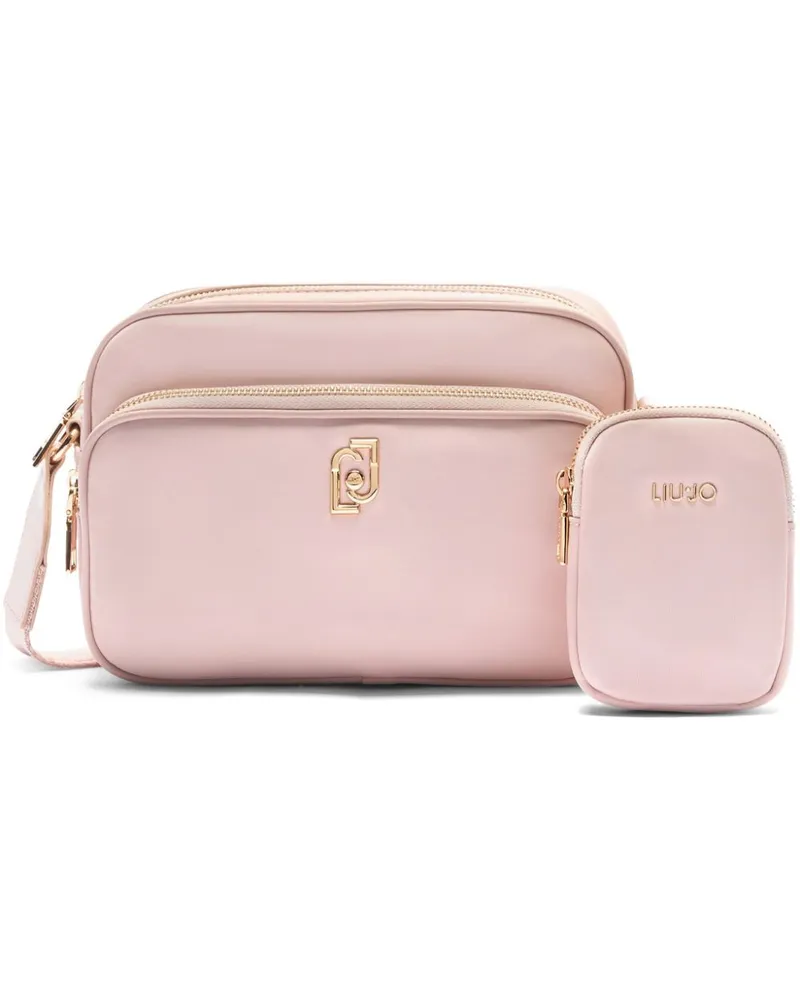 Liu Jo Umhängetasche mit Logo - Rosa Rosa