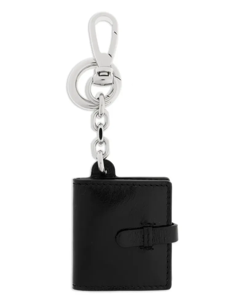 Maison Margiela Schlüsselanhänger mit Ziernähten - Schwarz Schwarz