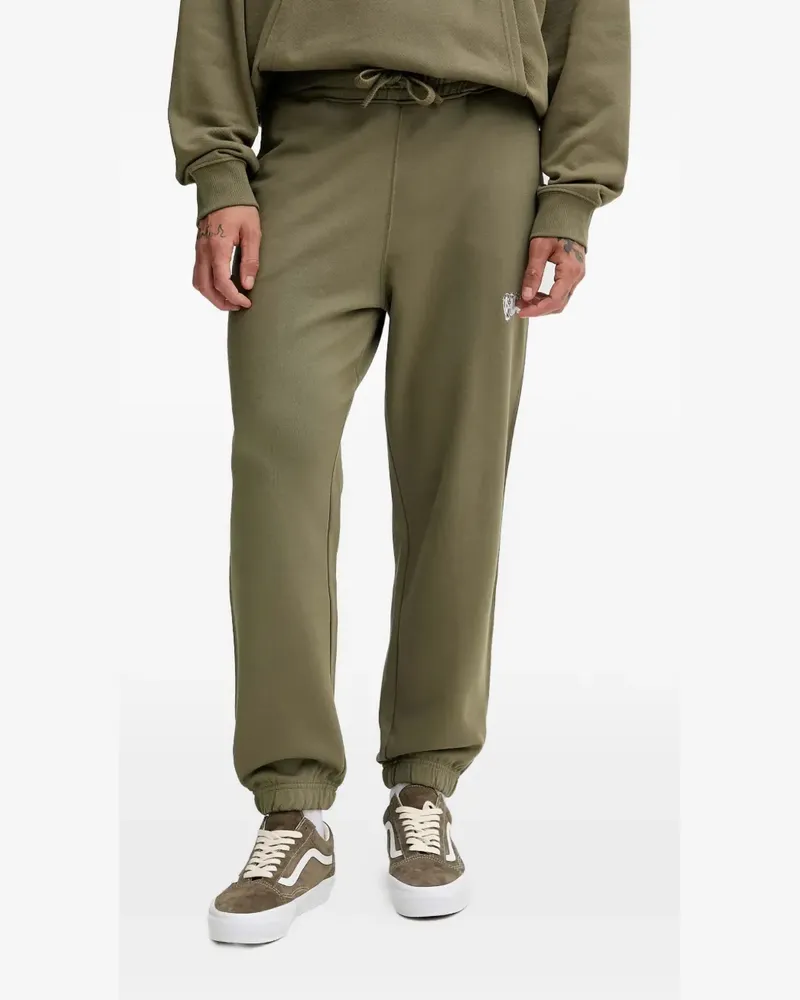 HUGO BOSS logo-print track pants - Grün Grün