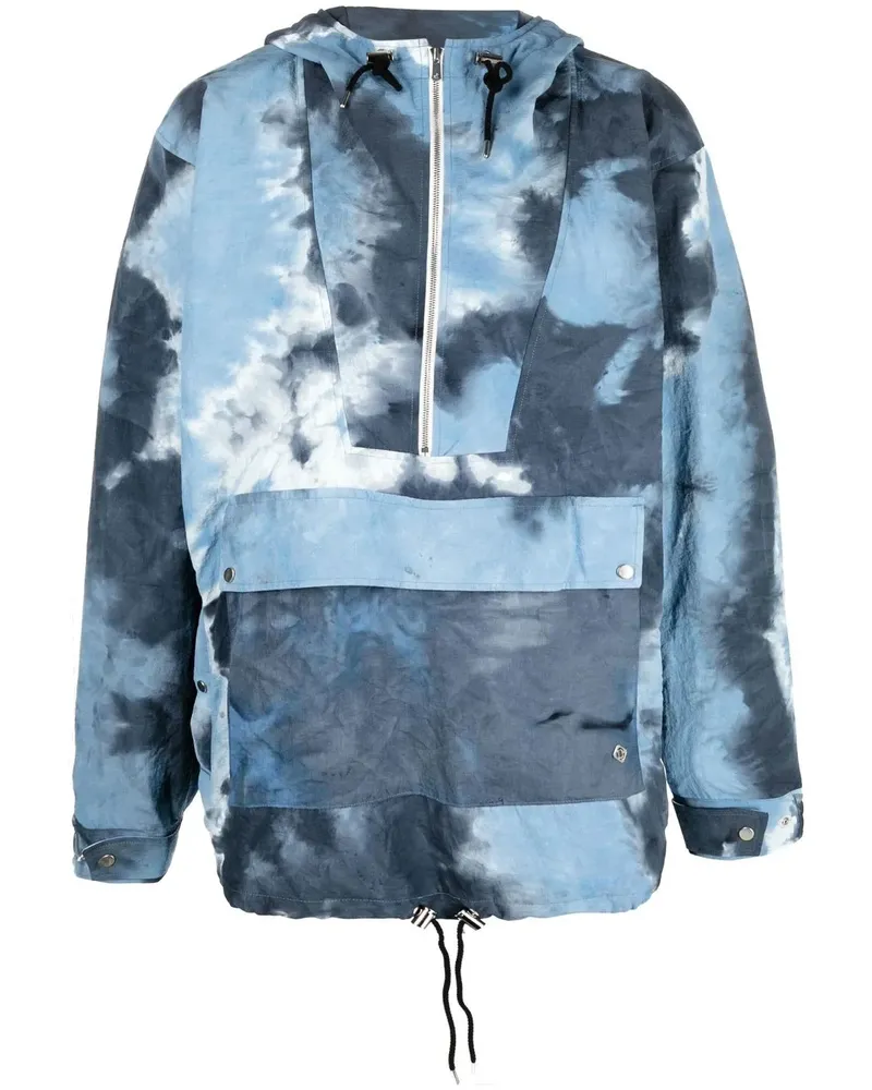 Children Of The Discordance Kapuzenjacke mit Batikmuster - Blau Blau