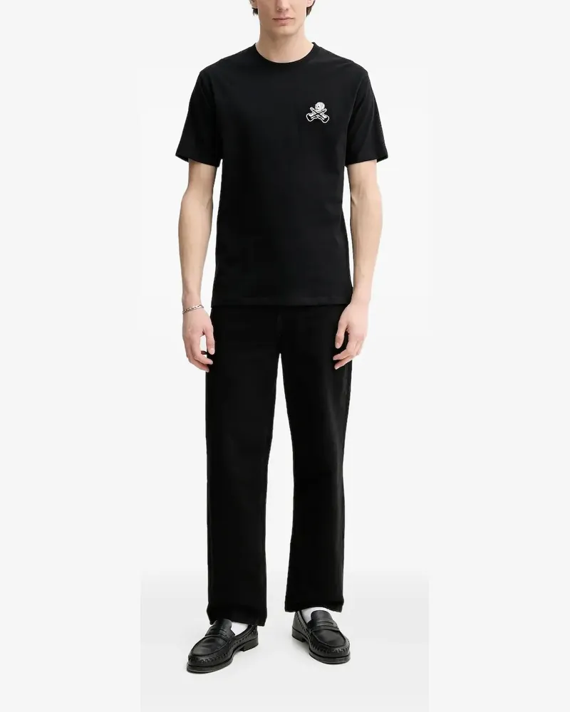 The Kooples T-Shirt mit Totenkopf - Schwarz Schwarz