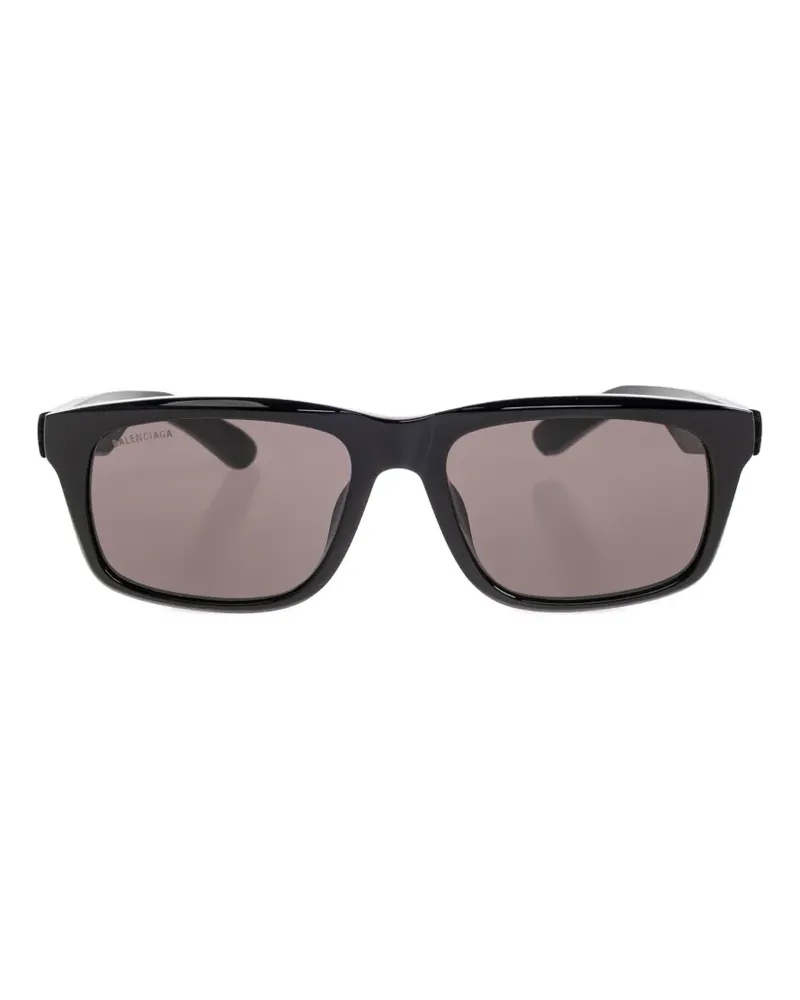 Balenciaga rectangle frame sunglasses - Schwarz Schwarz