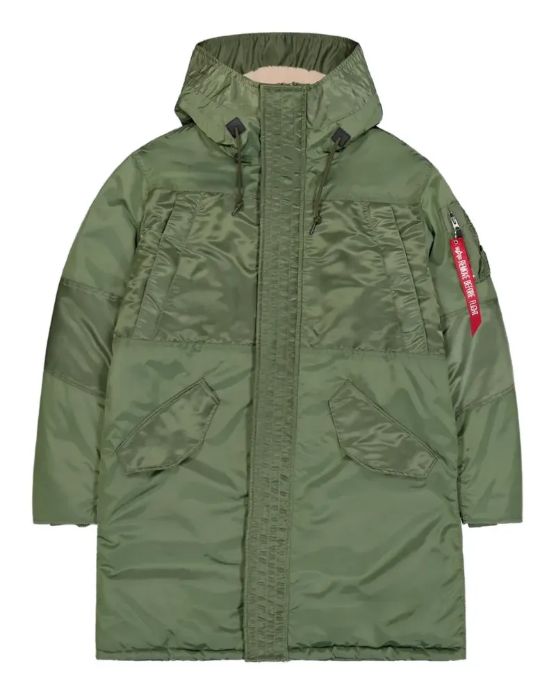Alpha Industries hooded parka - Grün Grün