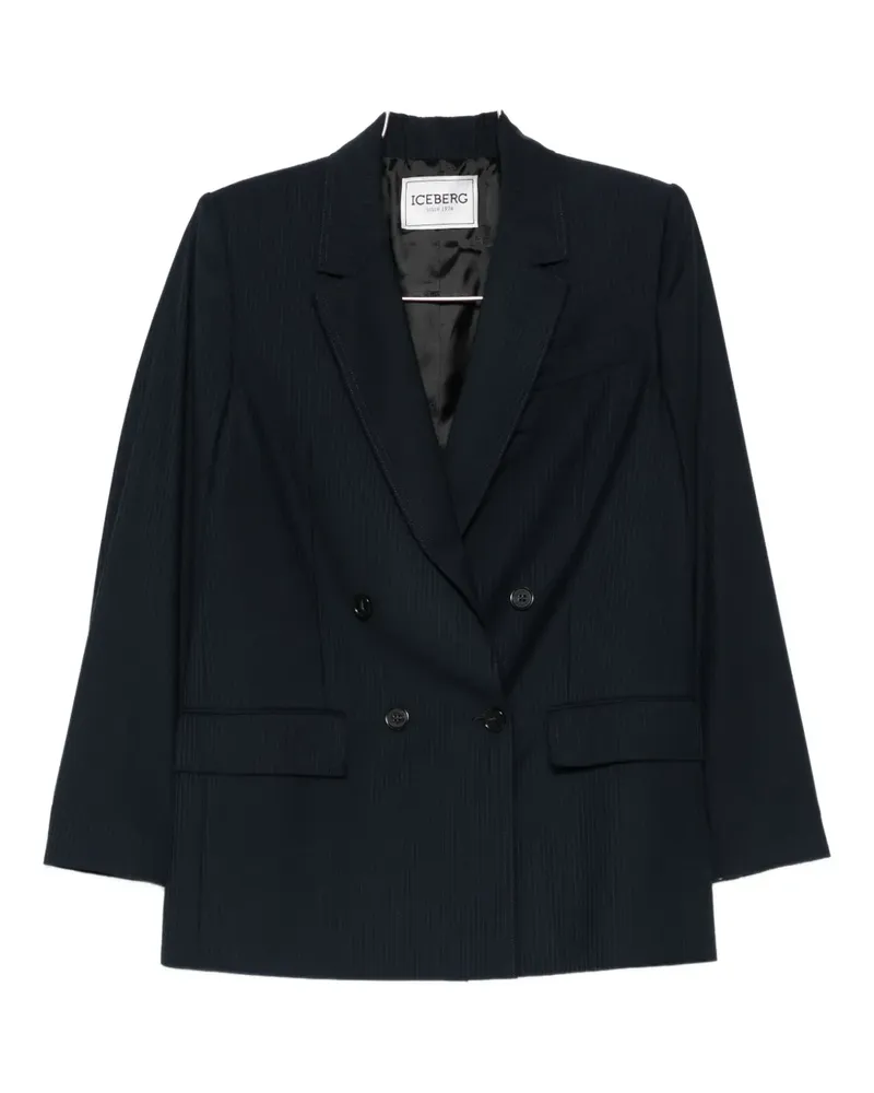 Iceberg double-breasted blazer - Blau Blau