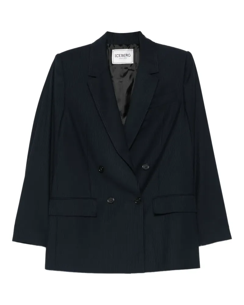 Iceberg double-breasted blazer - Blau Blau