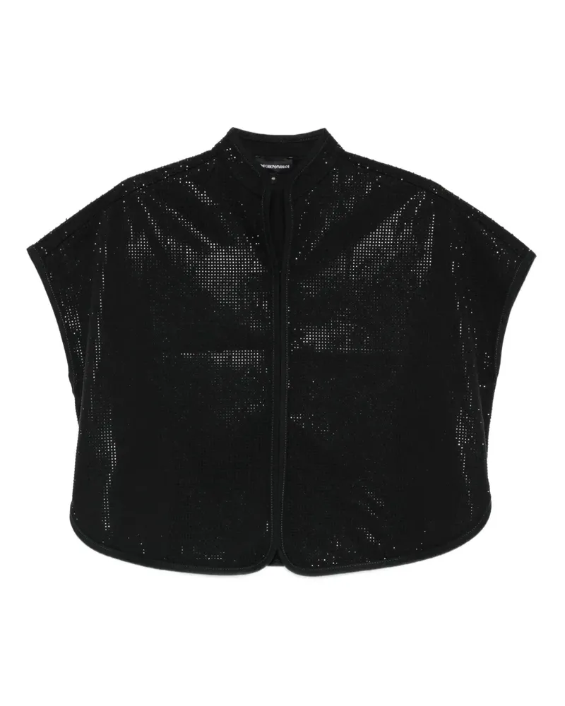 Emporio Armani zip-up top - Schwarz Schwarz