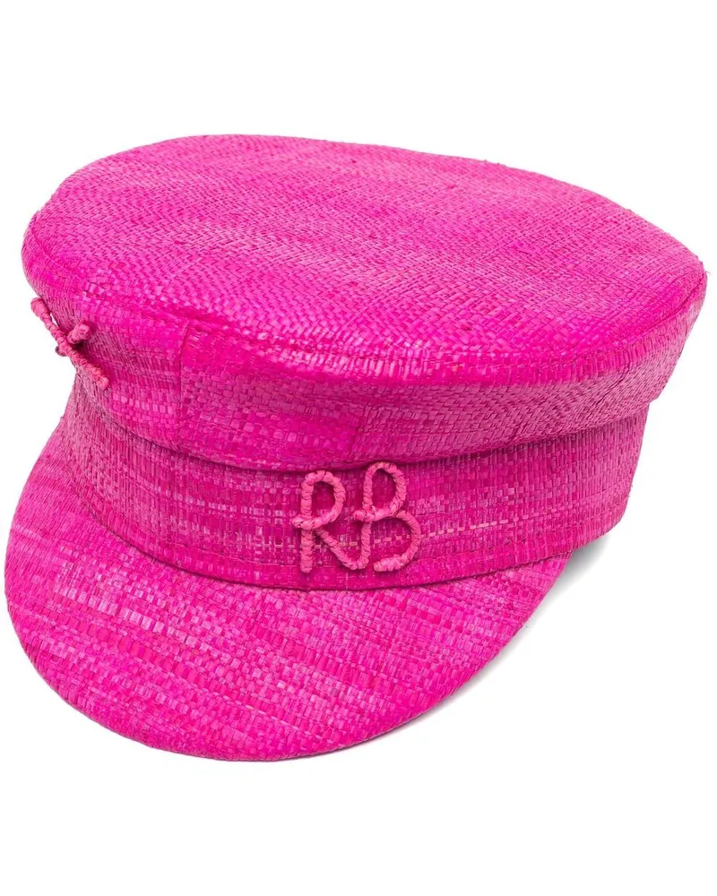 RUSLAN BAGINSKIY Bestickte Kappe - Rosa Rosa