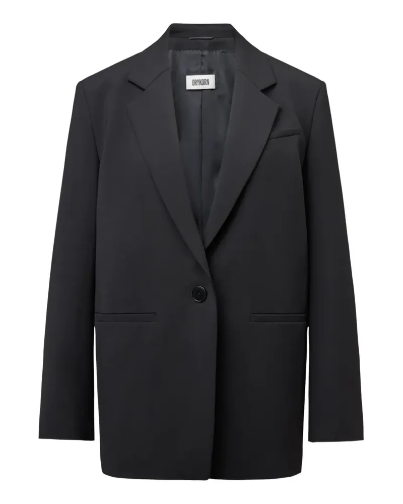Drykorn Mowtie_N single-breasted blazer - Schwarz Schwarz