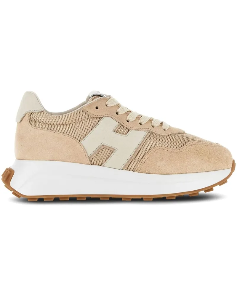 Hogan H641 Sneakers mit Einsätzen - Nude Nude