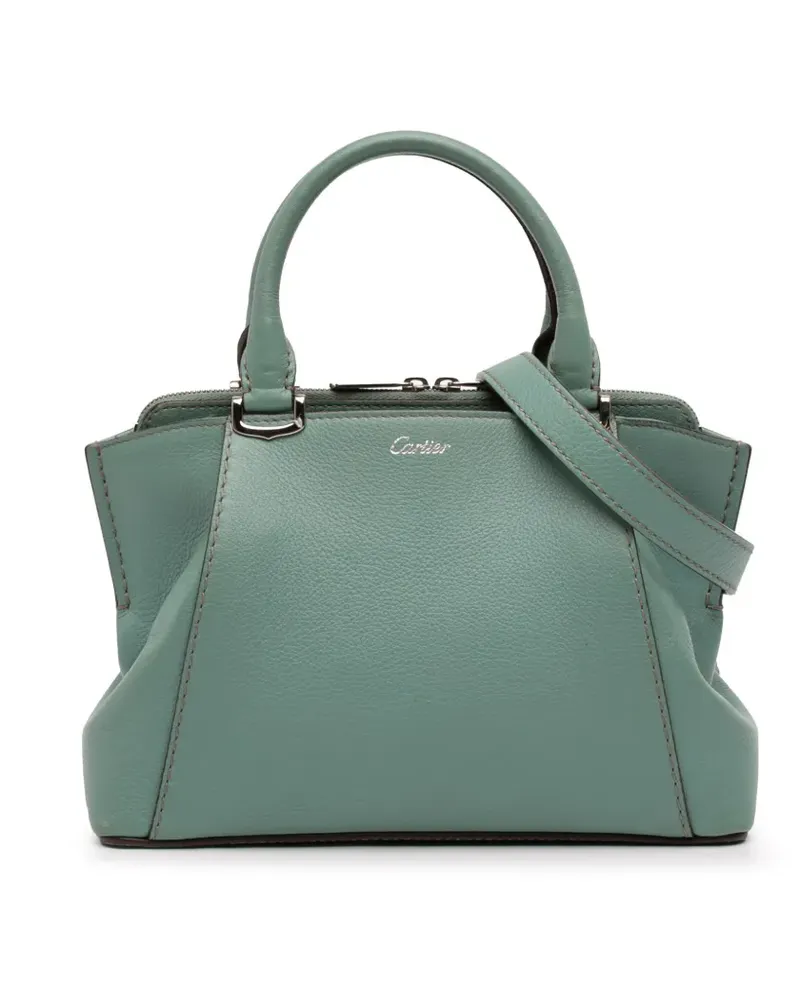 Cartier 2000-2025 kleine C de  Satchel-Tasche - Grün Grün