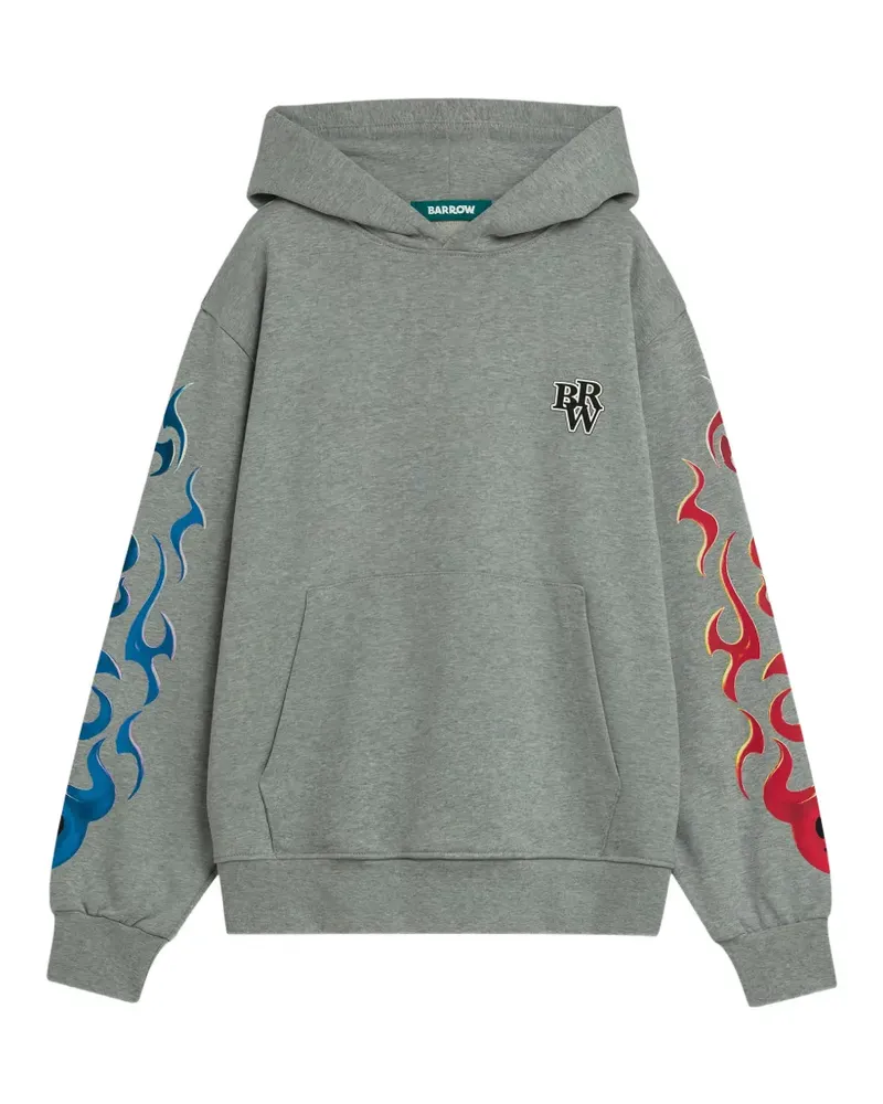 BARROW Hoodie mit grafischem Print - Grau Grau