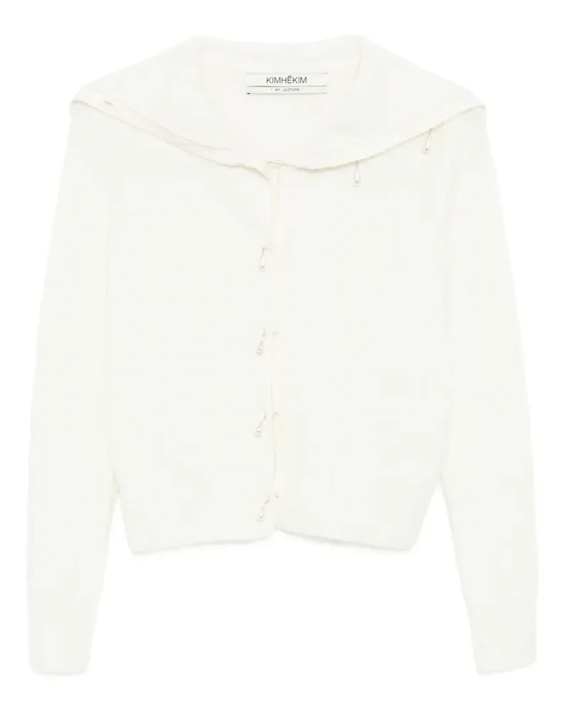 KIMHEKIM Cardigan mit Matrosenkragen - Nude Nude