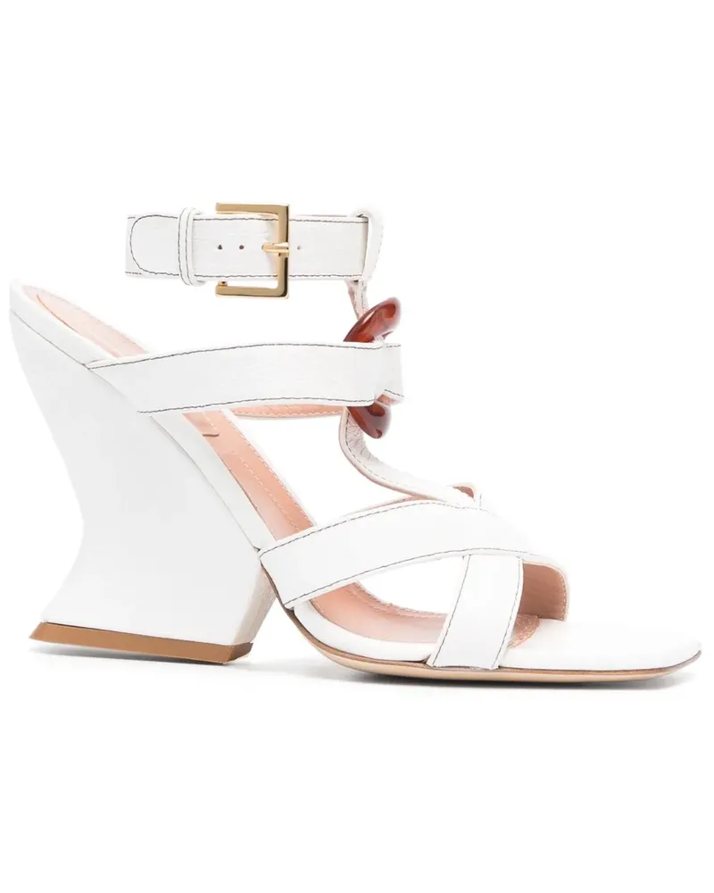 Alberta Ferretti Sandalen mit Riemen - Weiß Weiß