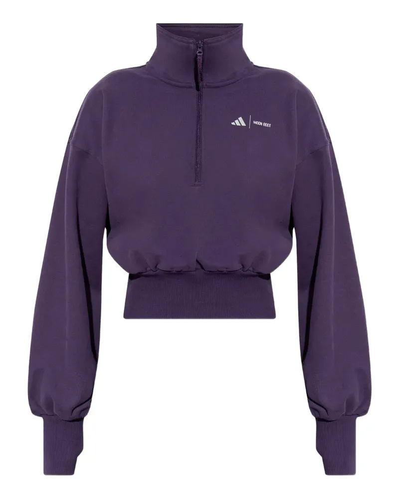 adidas x Moon Boot ribbed zip-up sweater - Violett Violett