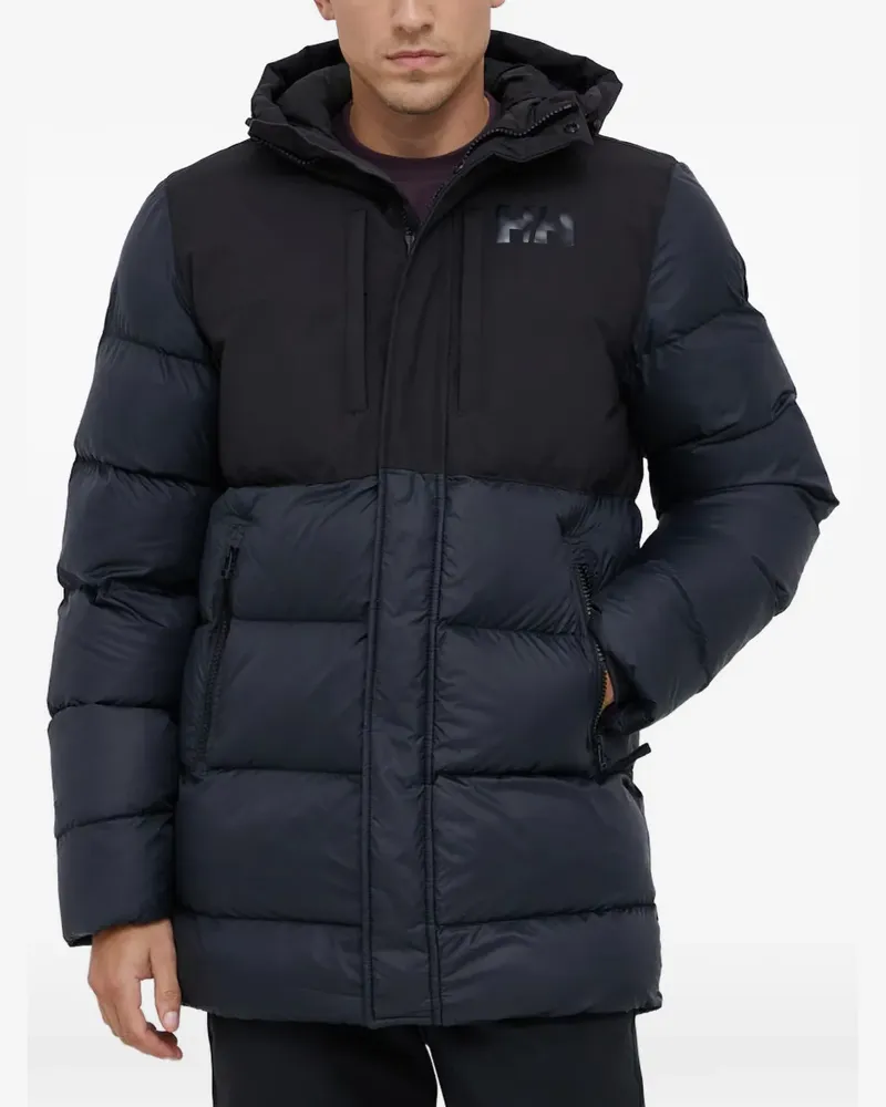 Helly Hansen Gefütterte Kapuzenjacke - Blau Blau
