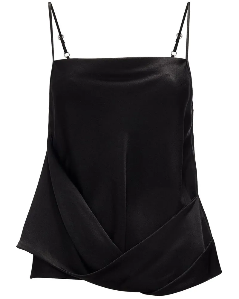 J.W.Anderson Drapiertes Tanktop - Schwarz Schwarz