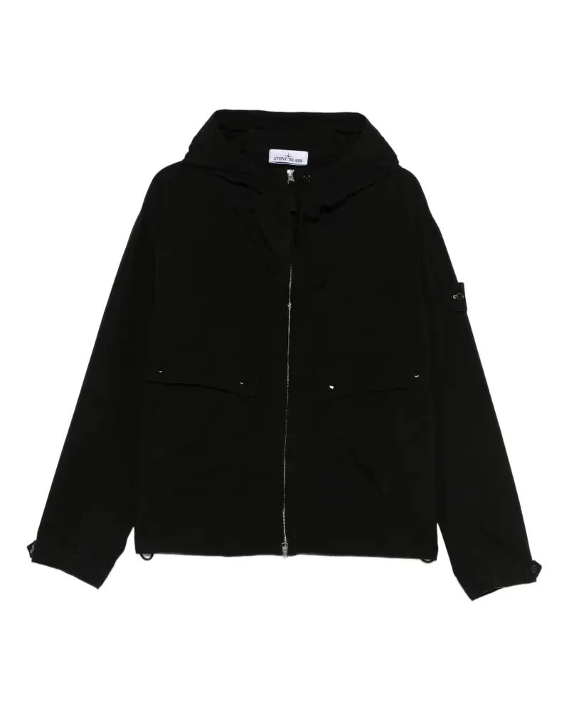 Stone Island hooded pocket jacket - Schwarz Schwarz