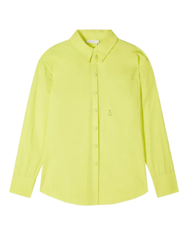 Patrizia Pepe Technical chest-pocket shirt - Gelb Gelb