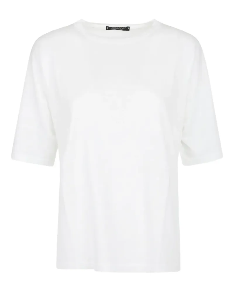 ARAGONA linen T-shirt - Weiß Weiß