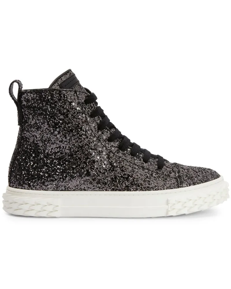 Giuseppe Zanotti Eco-Blabber High-Top-Sneakers Schwarz