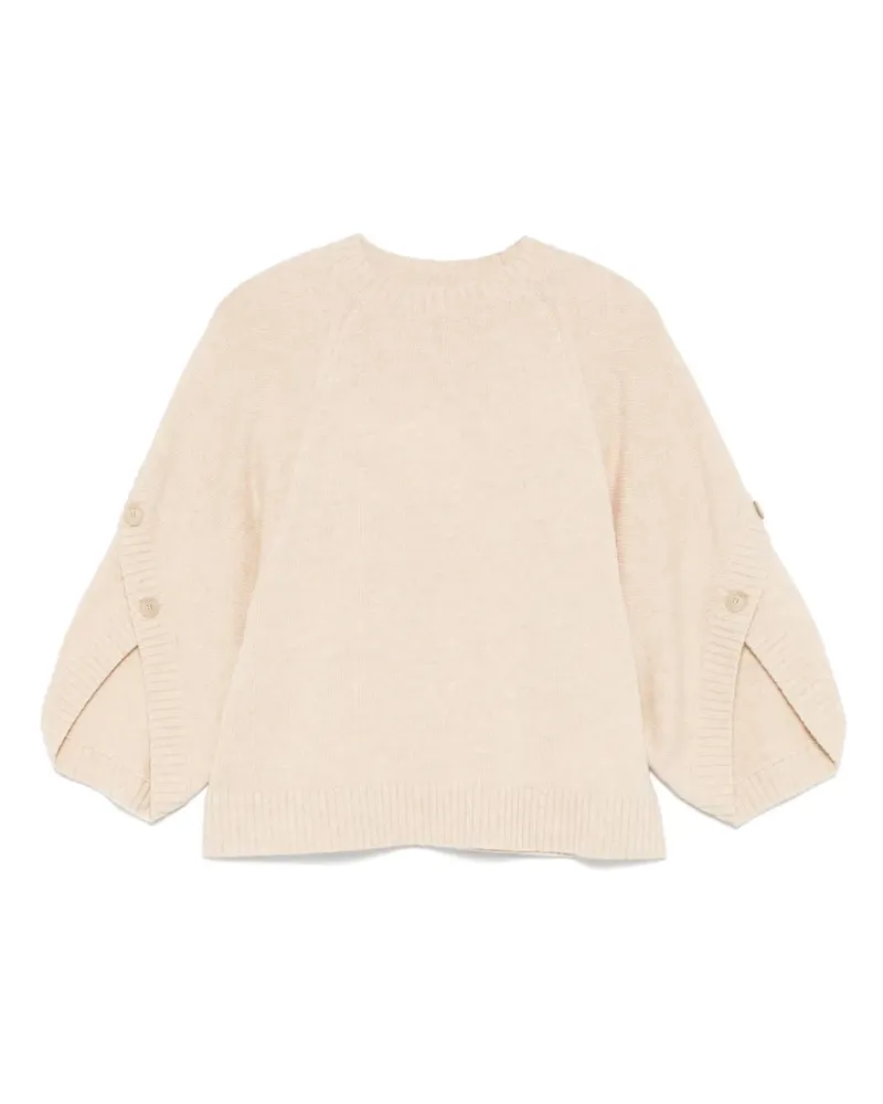 Max Mara Pullover mit Rundhalsausschnitt - Nude Nude