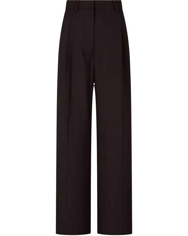 STUDIO TOMBOY Hose mit weitem Bein - Braun Braun