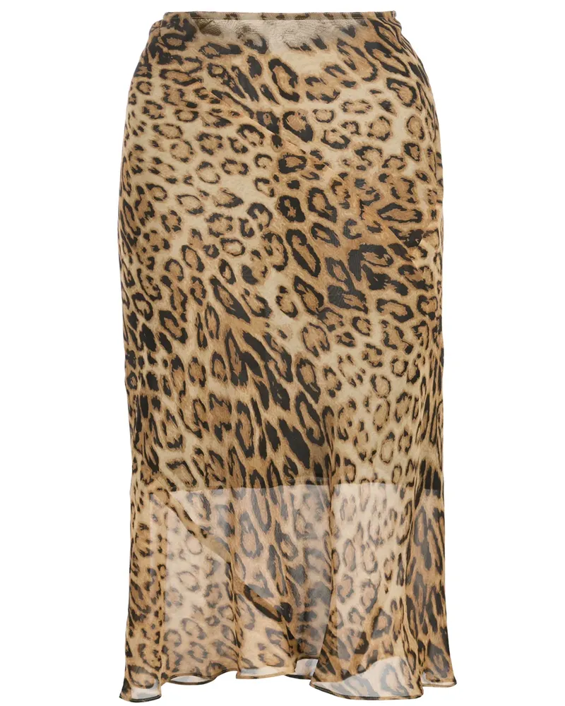 Nili Lotan Rock mit Leoparden-Print - Braun Braun