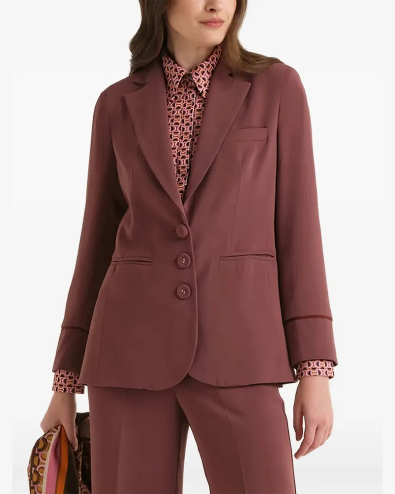 Maliparmi Sablé crepe blazer - Violett Violett