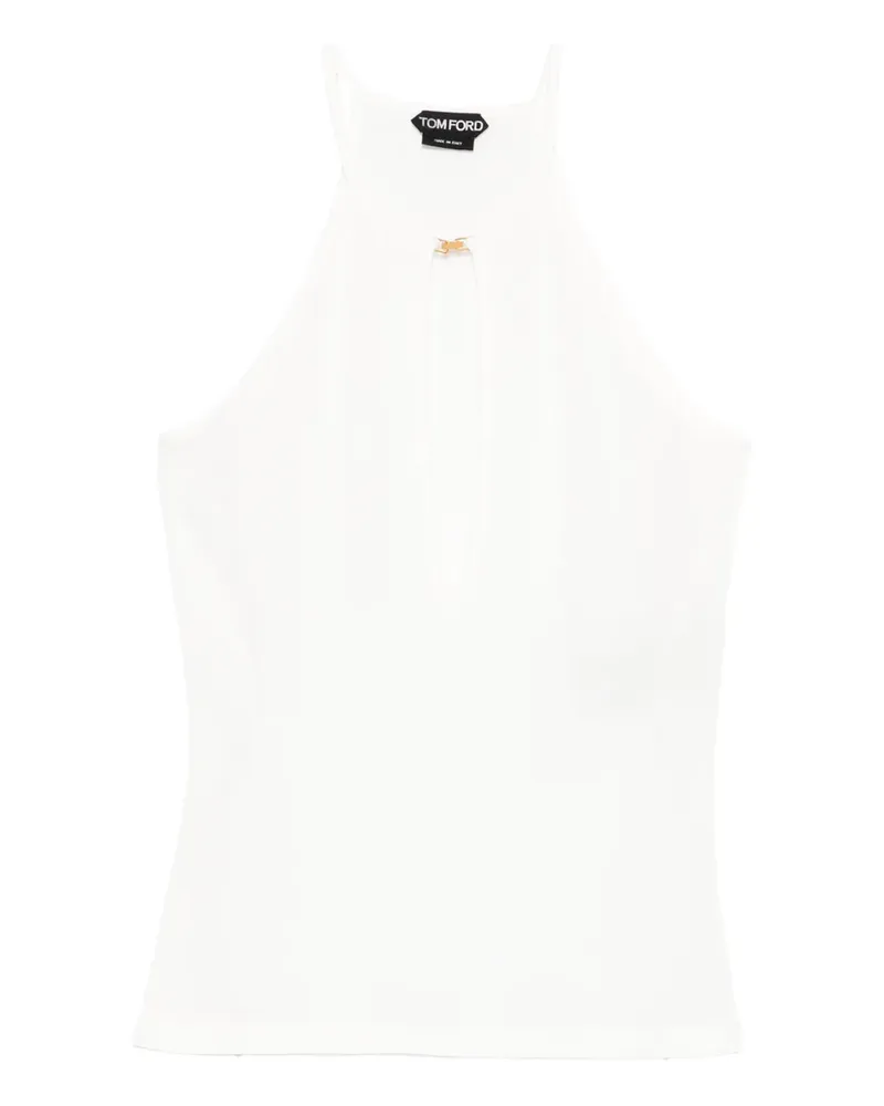 Tom Ford keyhole top - Weiß Weiß