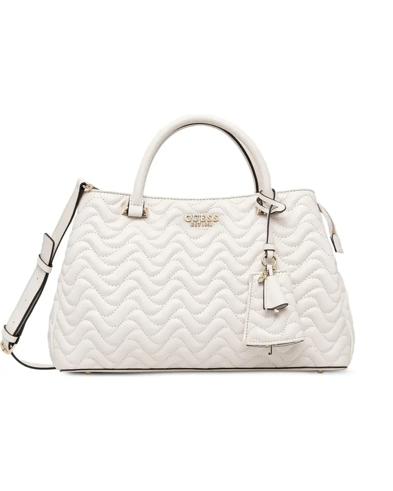 Guess Gesteppte Satchel-Tasche - Weiß Weiß