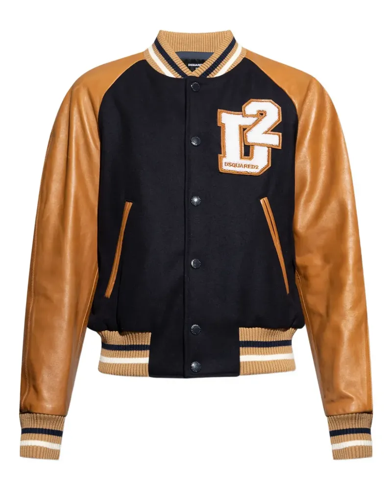Dsquared2 Klassische Bomberjacke - Braun Braun
