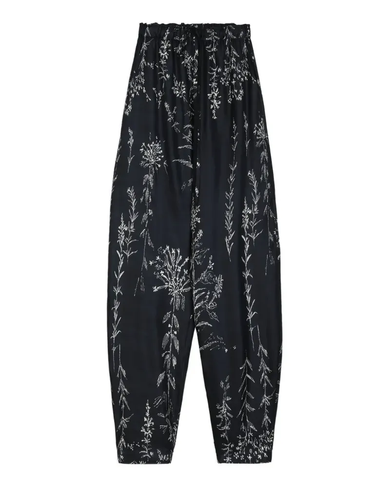 ALYSI Hose mit Print - Schwarz Schwarz