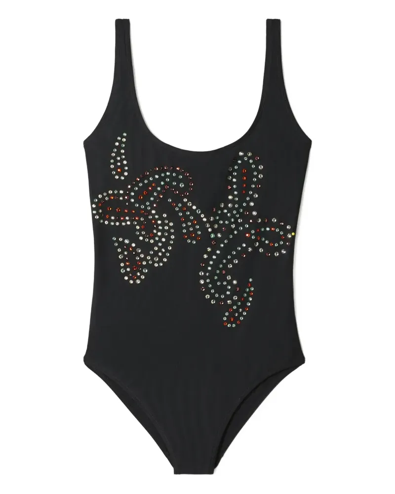 Tory Burch embellished swimsuit - Schwarz Schwarz