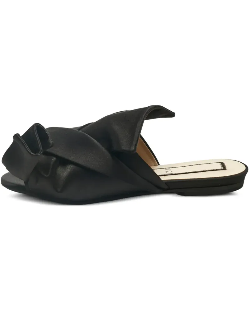 N° 21 knot detail mules - Schwarz Schwarz