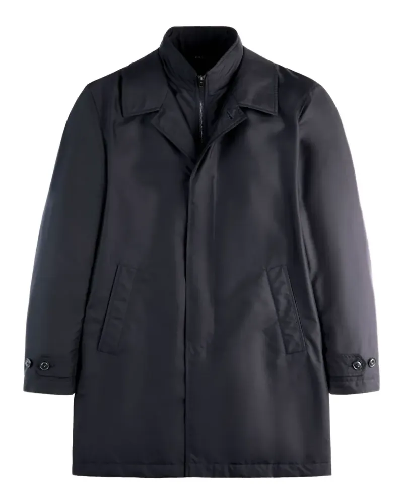 Fay long-sleeve snap-button coat - Blau Blau