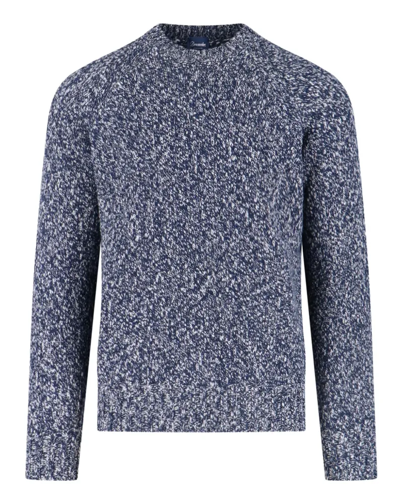 Drumohr  Melierter Pullover - Blau Blau