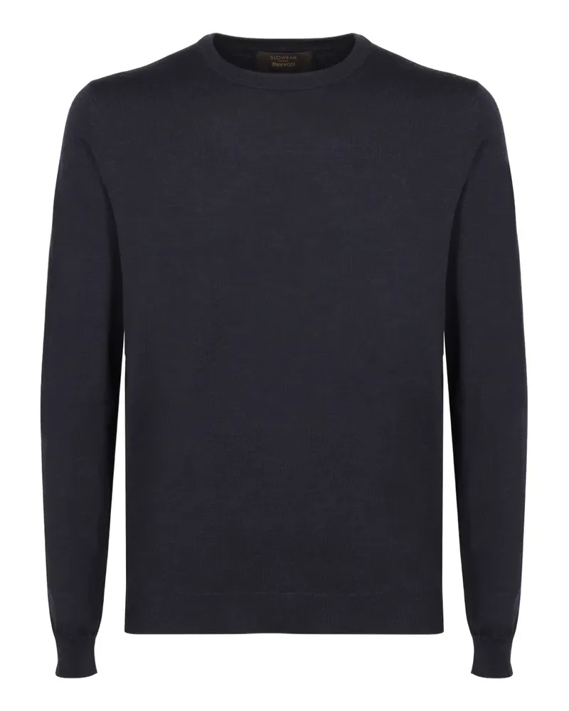 Slowear Pullover mit Rundhalsausschnitt - Blau Blau